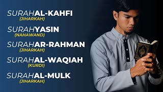 Download lagu Surah AL KAHFI Surah YASIN Surah AR RAHMAN Surah A... mp3