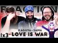 Kaguya-sama: Love is War 1x3 REACTION!! "Miyuki Shirogane Still Hasn't Done It"