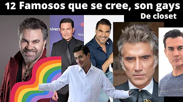 12 famosos que se cree son gays de closet