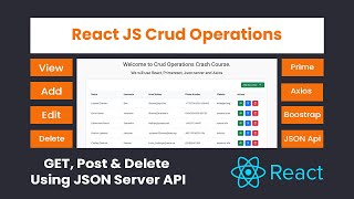 React Crud Operations with API |  Unlock the Power of React & API Integration | Full Video