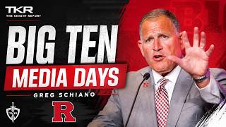 Everything Greg Schiano said at 2026 Big Ten Media Days - Rutgers Scarlet Knights Football