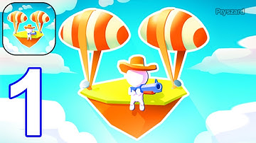 Flying Island - Gameplay Walkthrough Part 1 Max Level (Android, iOS)