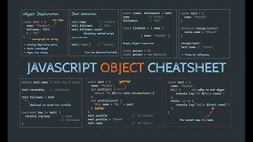 JavaScript object cheatsheet