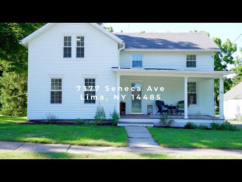7377 Seneca Ave, Lima, NY home video tour