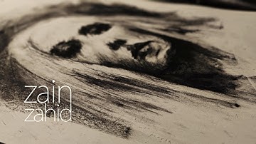 The Subtractive Method of Charcoal Portrait drawing