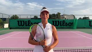 Theodora Kousiou - College Tennis Recruiting Video - Fall 2024