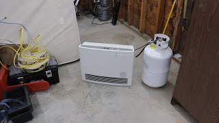 We got a new heater for the Barn - YouTube