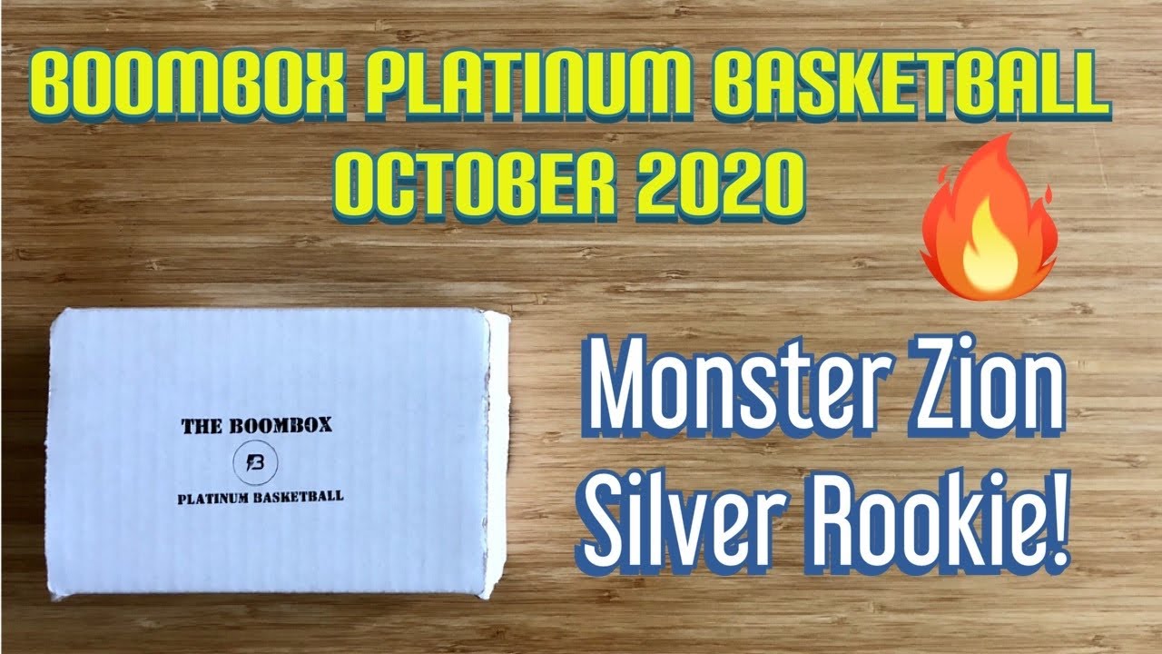 The Original Boombox Platinum Basketball Box October 2020 MONSTER
