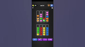 Block Sort Puzzle Level 56 Walkthrough Solution iOS/Android