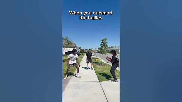 When you outsmart the bullies 😂