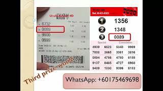 Sports Toto Malaysia RM 5250 3rd prize winning ticket by Uncle Kumar 4D predictions, magnum, kuda