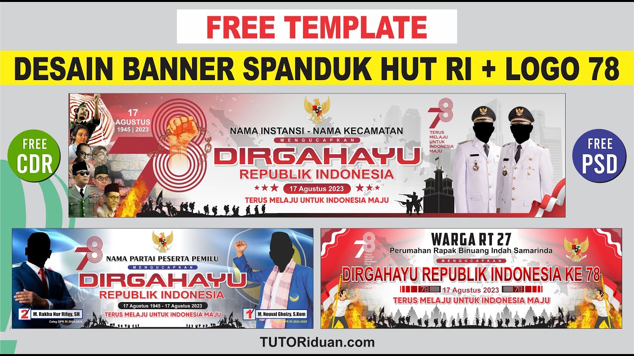 Tutorial Desain Spanduk Hut Republik Indonesia Ke Coreldraw In Sexiz Pix