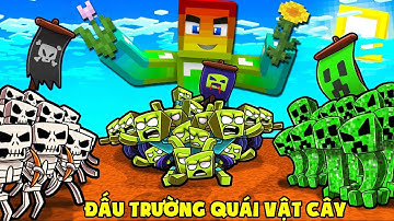 MINI GAME : ĐẤU TRƯỜNG QUÁI VẬT CÂY ** NOOB CHIẾN THẮNG CHUỘT VỚI ĐỘI QUÂN SIÊU VIP ??