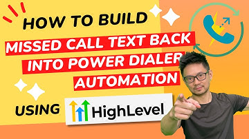 GoHighLevel Automation Tutorial: Missed Call Text Back to Power Dialer (Works for Chat Widget too!)