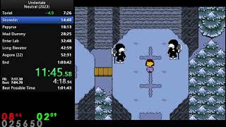 Undertale Neutral Speedrun in 1:01:58