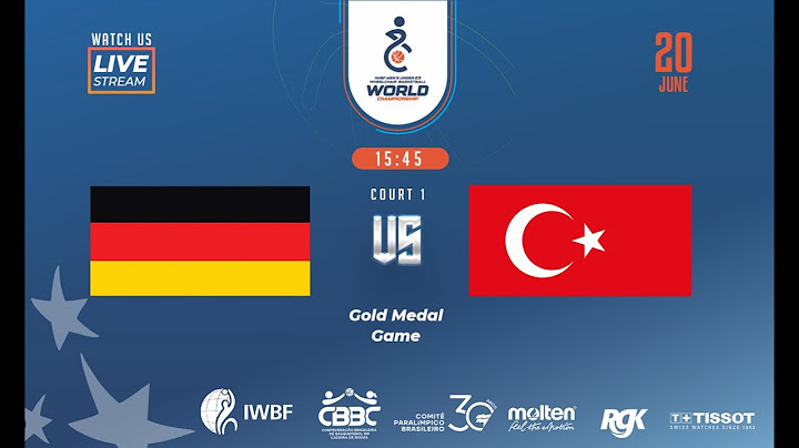 Germany vs Turkiye | GOLD MEDAL | 2025 IWBF U23 World Championship