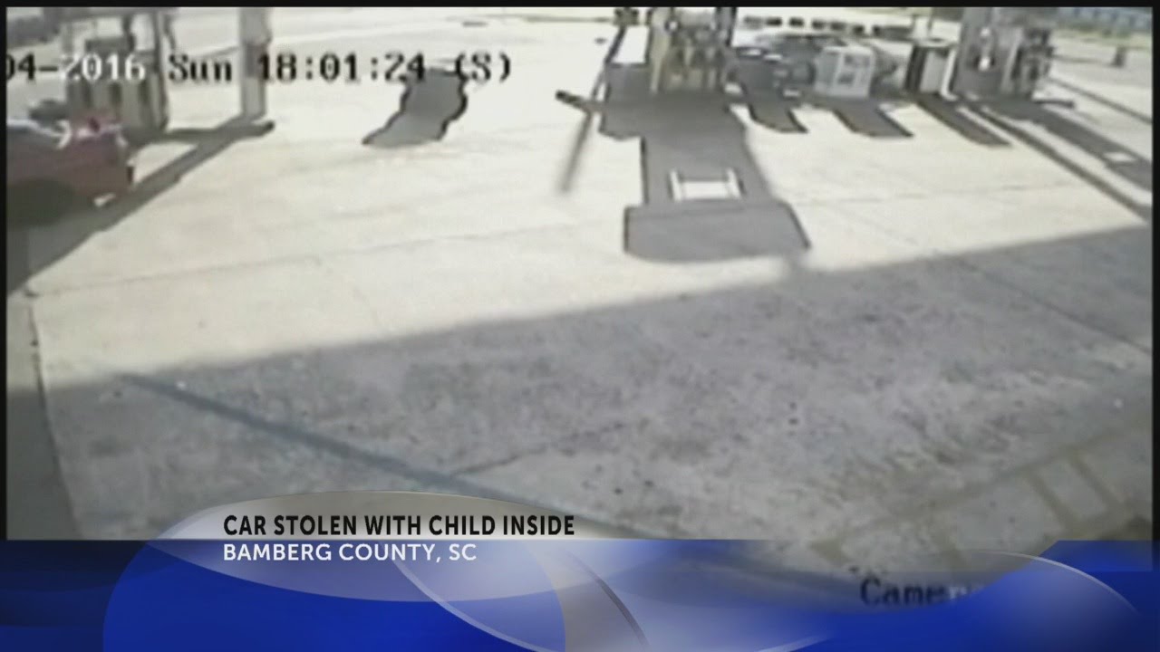 Car stolen with child inside - YouTube