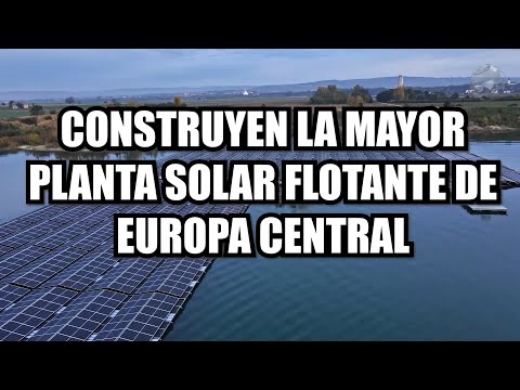 BayWa construye la MAYOR PLANTA SOLAR flotante de EUROPA Central