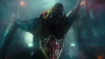 Godzilla vs Kong (2021) Mechagodzilla kills skull crawler