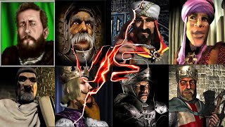 : KNIGHT LORDS VS SALADIN EMIR WOLF LIONHEART | Stronghold Crusader Ai Battle