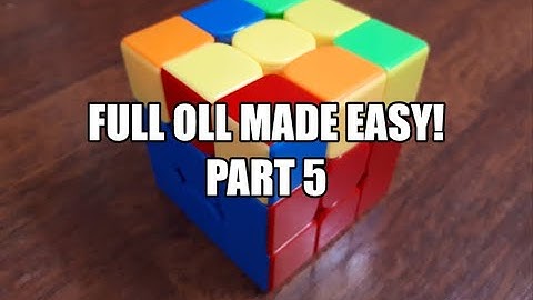 Full OLL Made Easy! (Part 5) Full OLL Tutorial: I Shapes & Knight Moves! Recognition & Execution!