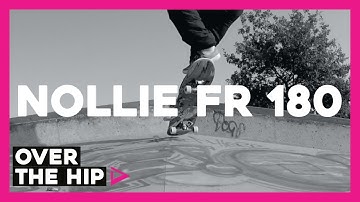 How to nollie frontside 180 over the hip | Learn to skate | Skateboard Tricks