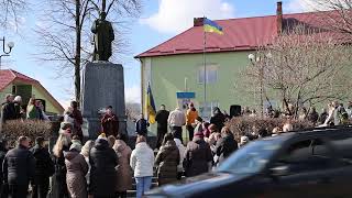 День народження Тараса Шевченка. Промова священника біля пам'ятника Кобзареві