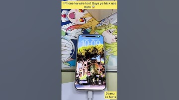 I Phone ka wire toot Gaya ye trick useKaro #facts #subscribe