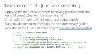 Developing Programming Exercises for Teaching Quantum Computing