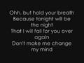 Fall For You Lyrics [ Secondhand Serenade]