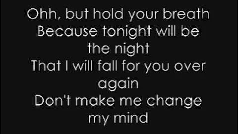 Fall For You Lyrics [ Secondhand Serenade]