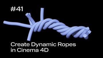 Cinema 4D Quick Tip #41 - Create Dynamic Ropes (Project File on Patreon)
