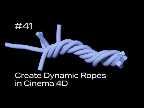 Cinema 4D Quick Tip #41 - Create Dynamic Ropes (Project File on Patreon)