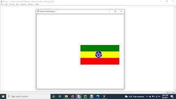 Making Ethiopian Flag