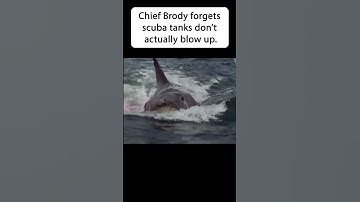 Chief Brody forgets scuba tanks don