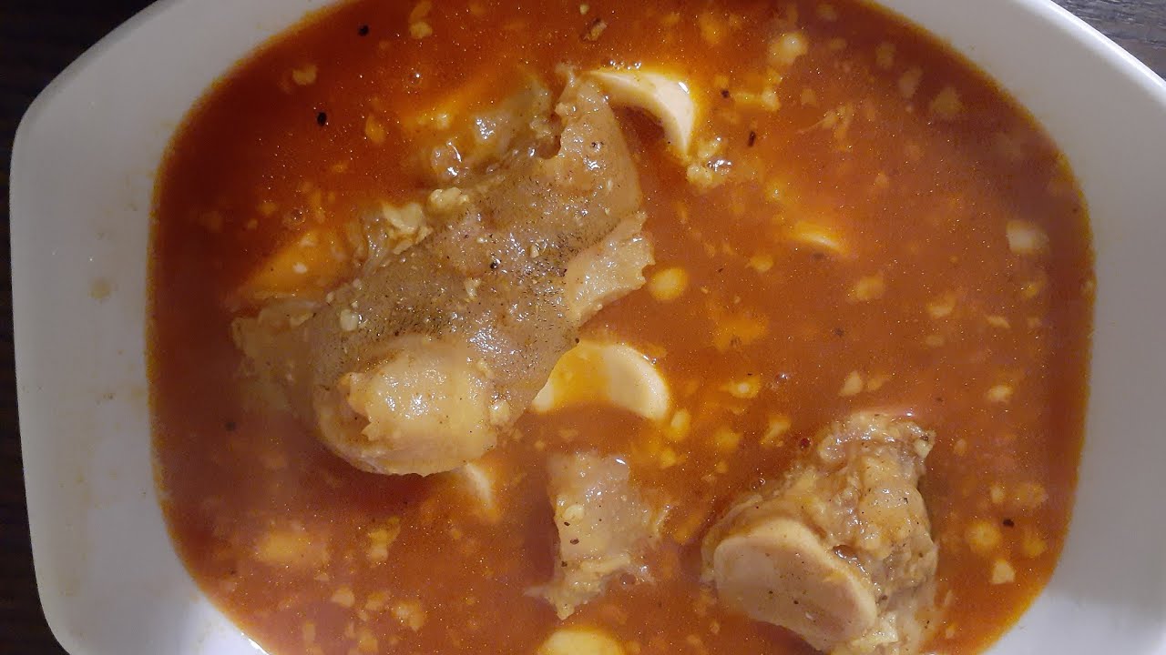 Paya recipe cow feet YouTube