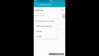 How to turn on off 4G/ LTE on your android device screenshot 4