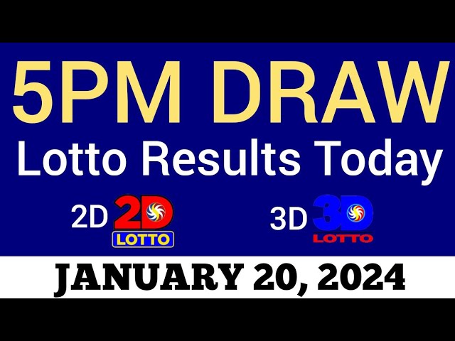 January 20 2025 Swertres Result