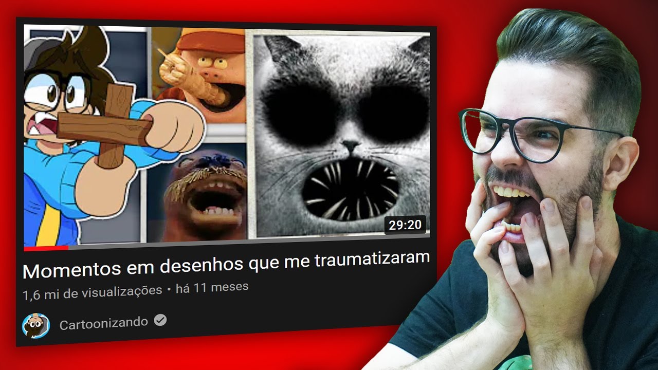 Pai Troll reagindo aos MOMENTOS EM DESENHOS QUE TRAUMATIZARAM