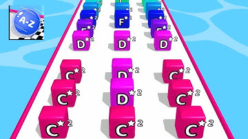 A-Z RUN🏃‍♀️ - All Levels Gameplay Walkthrough Android, iOS NEW UPDATE