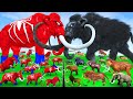 Prehistoric Mammoth Vs Spidey Mammoth Size Comparison Epic Battle Animal Revolt Battle Simulator