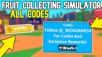 ROBLOX | Fruit Collecting Simulator ALL WORKING CODES!