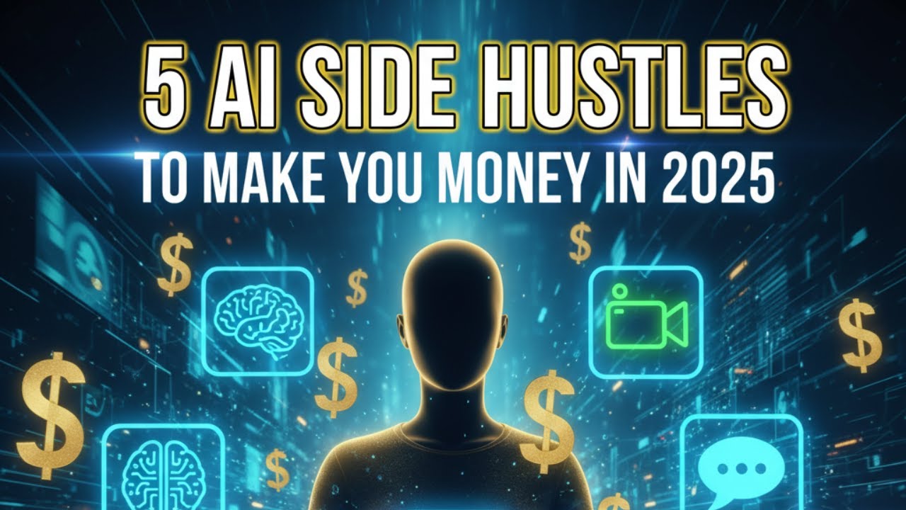 5 AI Side Hustles To Make You Money In 2025 - YouTube