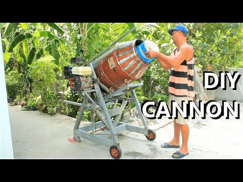 DIY Concrete Mixer Using an Oil Barrel