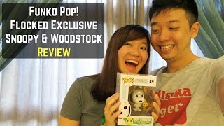 Flocked Snoopy & Woodstock Funko Review Eccc Exclusive