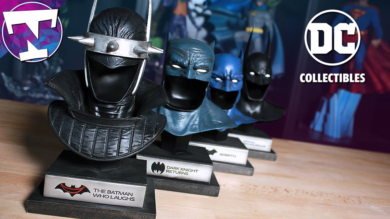 DC Gallery The Batman Who Laughs Cowl Statue - YouTube