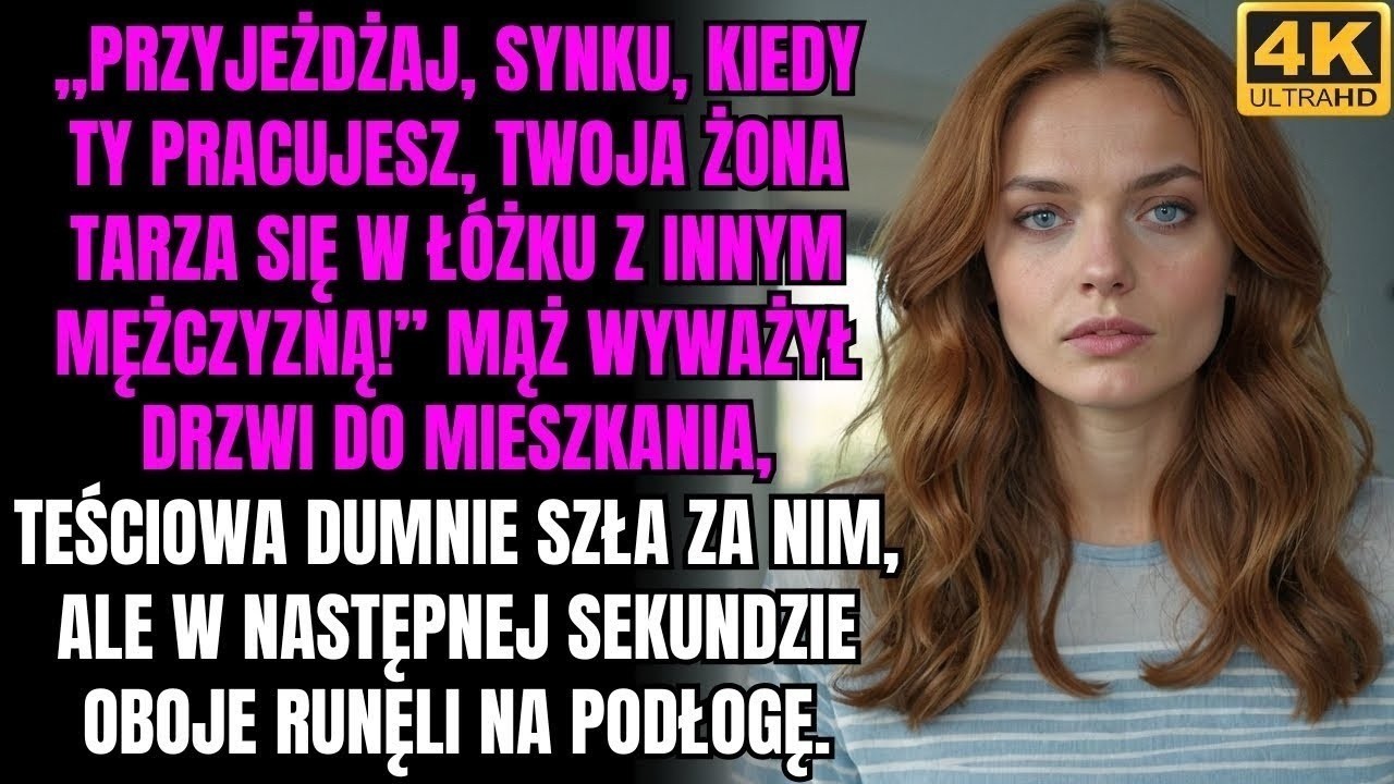 Zadzwonił telefon. „Przyjeżdżaj, synku. Bo kiedy ty pracujesz, twoja żona tarza się w łóżku z innym facetem.” Te słowa wypowiedziała moja własna matka. Pół godziny później wpadłem do mieszkania i...