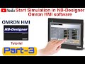 Start Simulation in Omron HMI. How to simulater start in Omron HMI. How to simulation in Omron HMI.