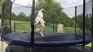ROUNDOFF BACKFLIP 180° ON TRAMP