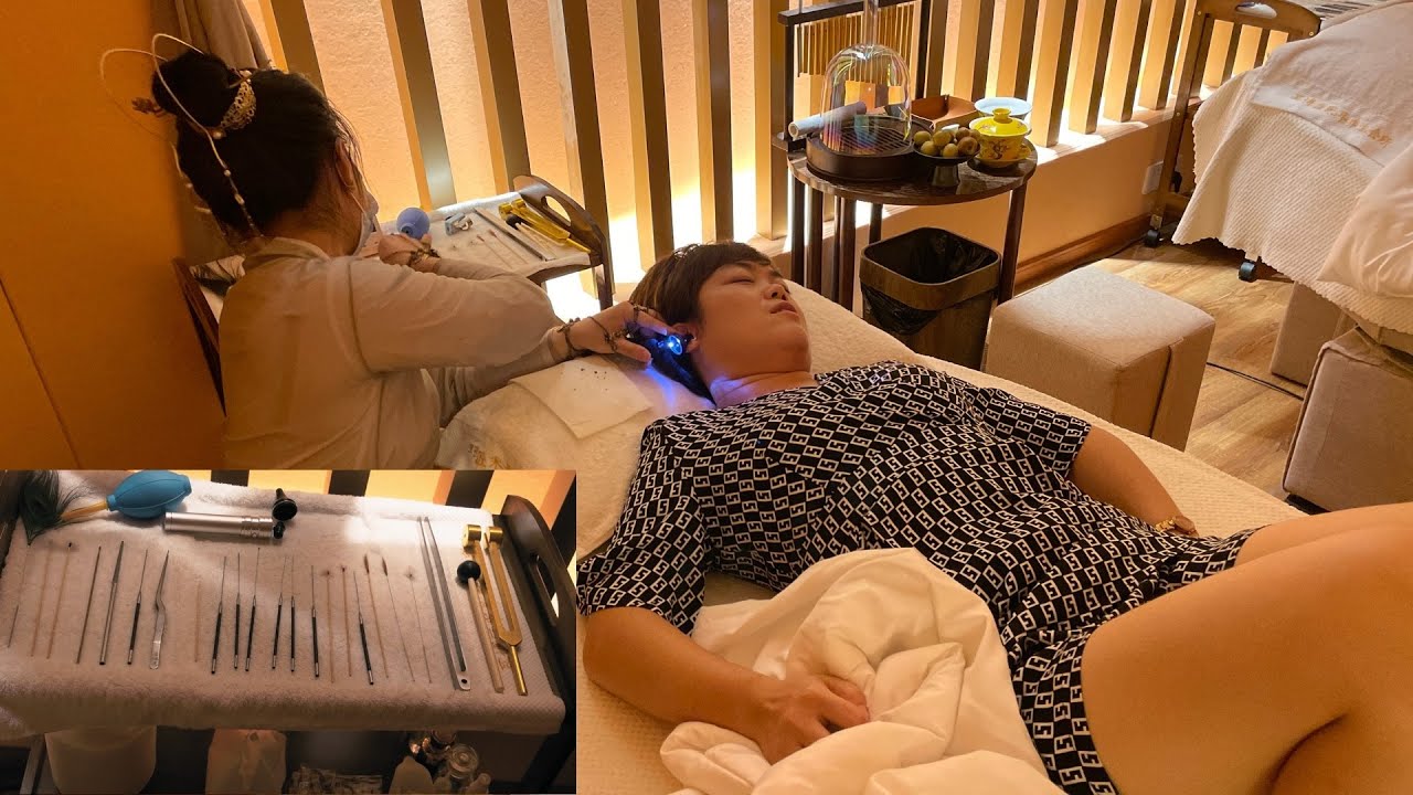 Traditional Chinese Ear Plucking | ASMR